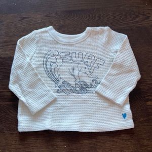 Blue Rooster Baby Boys Waffle Sweatshirt